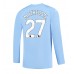Manchester City Matheus Nunes #27 Hjemmedrakt 2023-24 Lange ermer